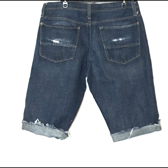 OP | Ripped Distressed Denim Cutoff Shorts - Picture 2 of 7